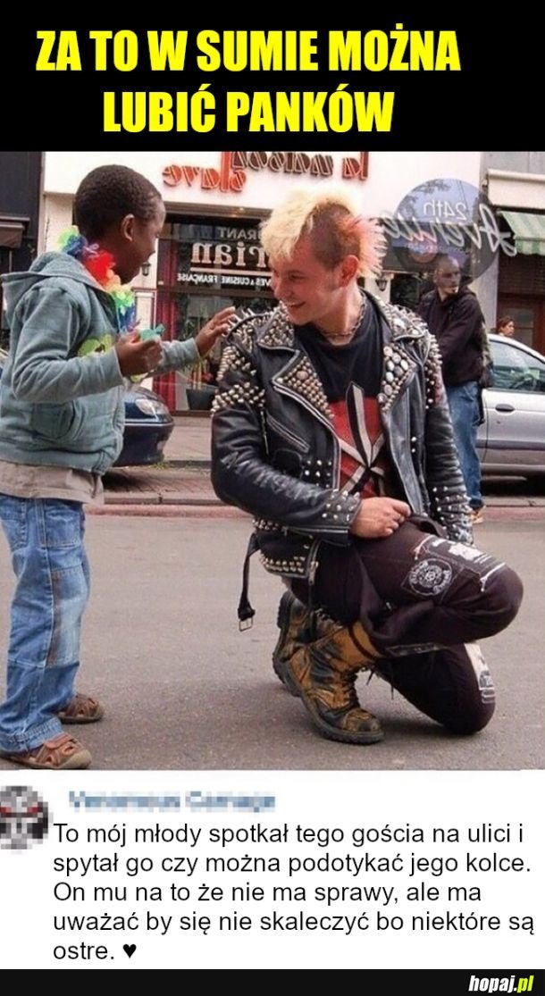 Punk punkowi punkiem
