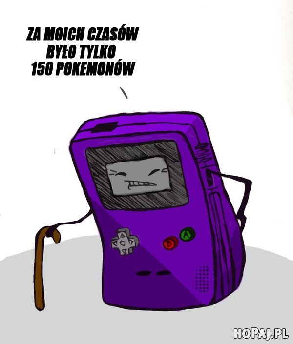 Za moich czasów było tylko 150 pokemonów