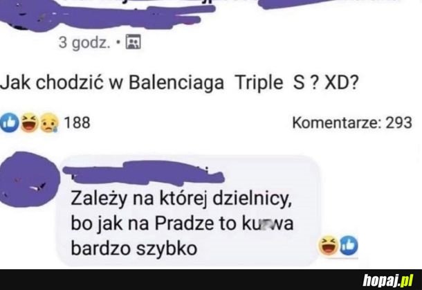 Jak chodzić w Balenciaga Triple