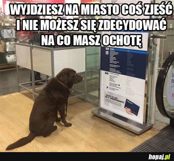 CIĘŻKO SIĘ ZDECYDOWAĆ