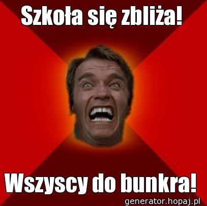 Szkoła się zbliża!