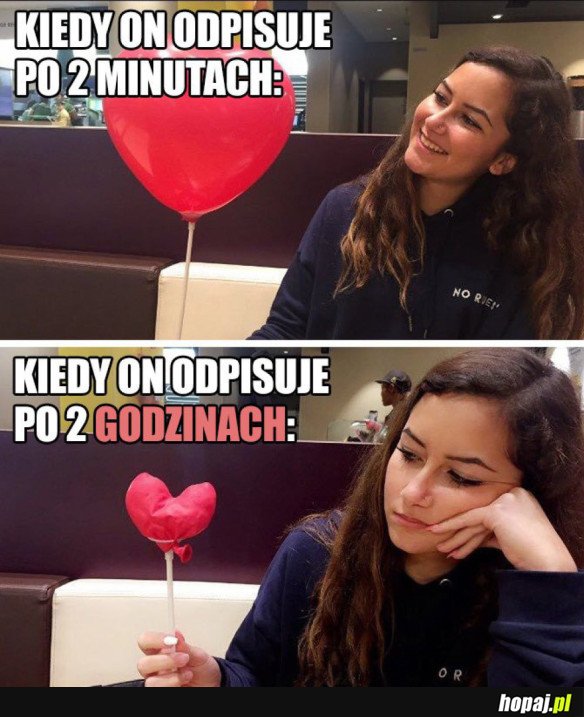 KIEDY NIE ODPISUJE OD RAZU