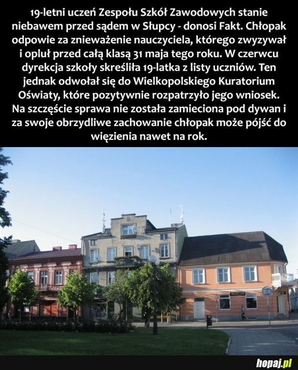  Znieważenie nauczyciela 