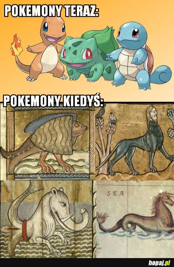 TAK KIEDYŚ WYGLĄDAŁY POKEMONY