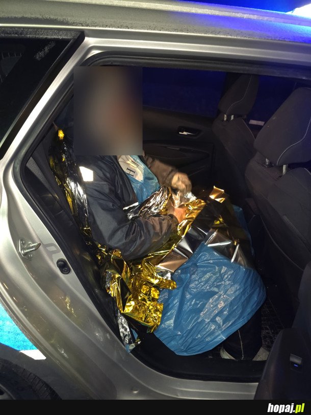 56-latek próbował pieszo wrócić do domu po wyjściu ze szpitala.