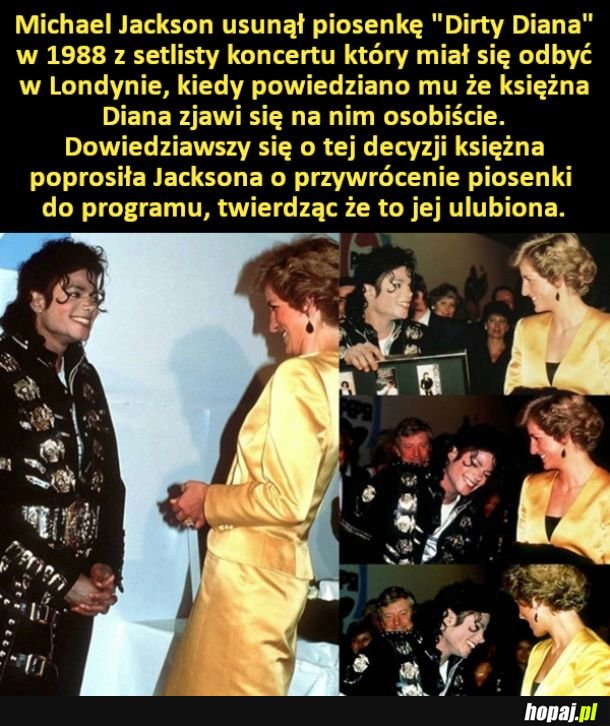 Michael Jackson i księżna Diana