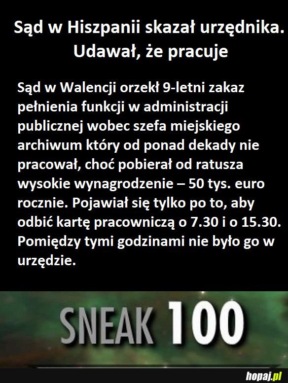 Cwany urzędnik