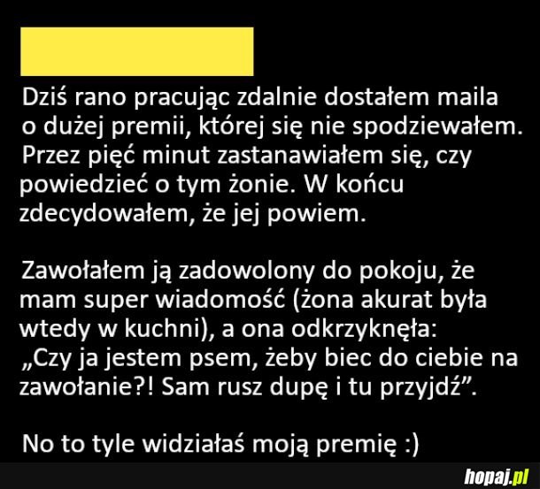 Reakcja żony