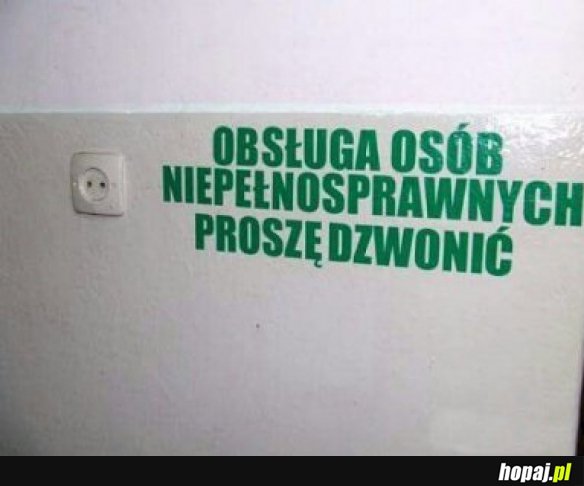 Obsługa osób niepełnosprawnych