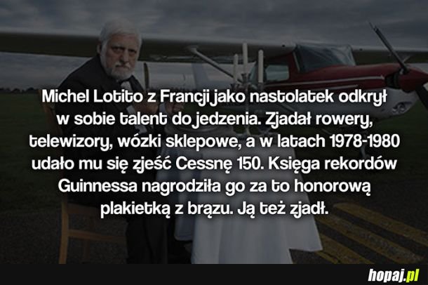 Człowiek pełen apetytu 