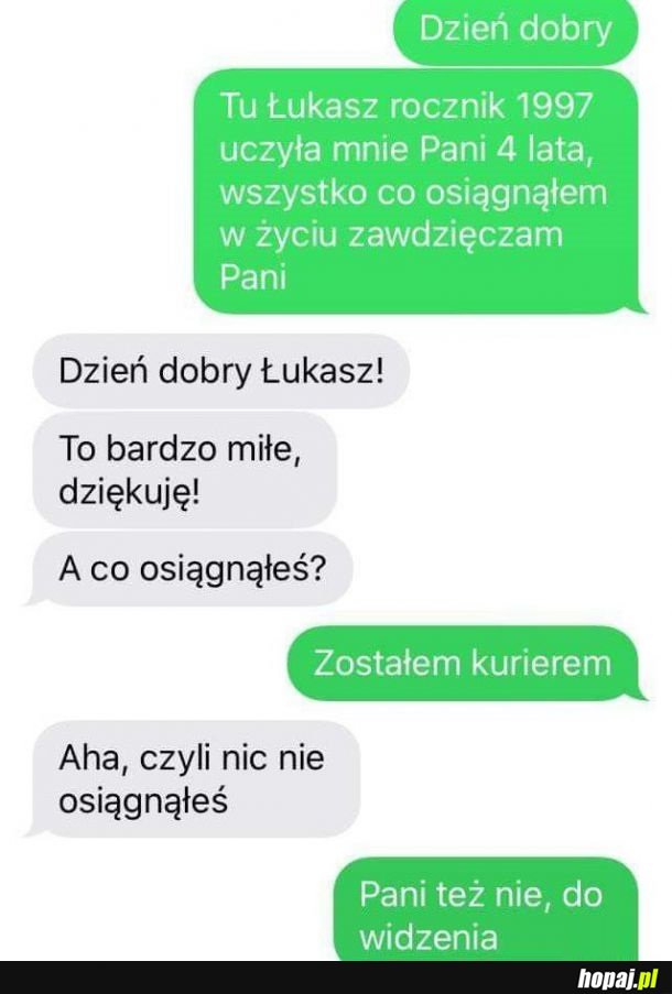 Osiągnięcia w życiu