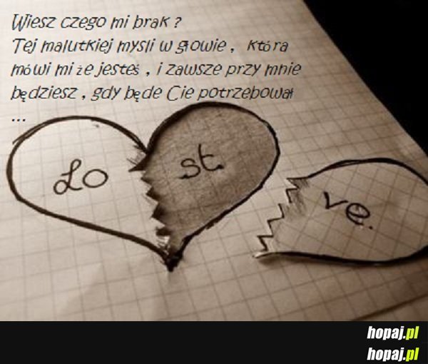 Lost..ve