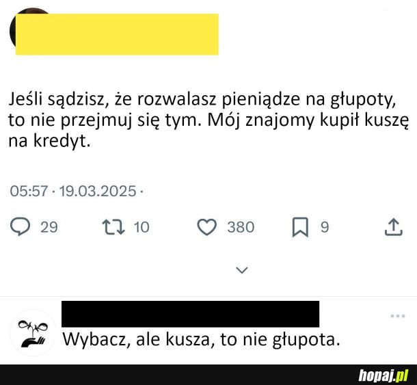 Podczas apokalipsy zombie będzie go błagał o pomoc