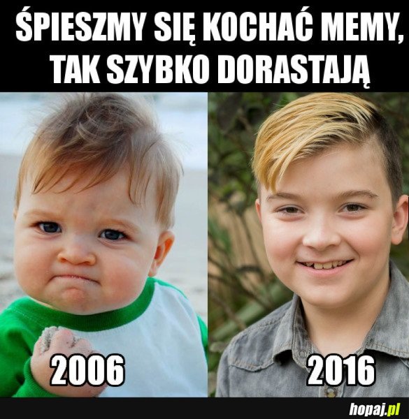 DZIECIAK Z MEMÓW KIEDYŚ I DZIŚ