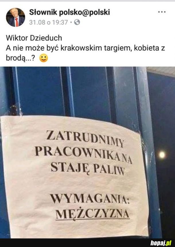 Ogłoszenie o pracę