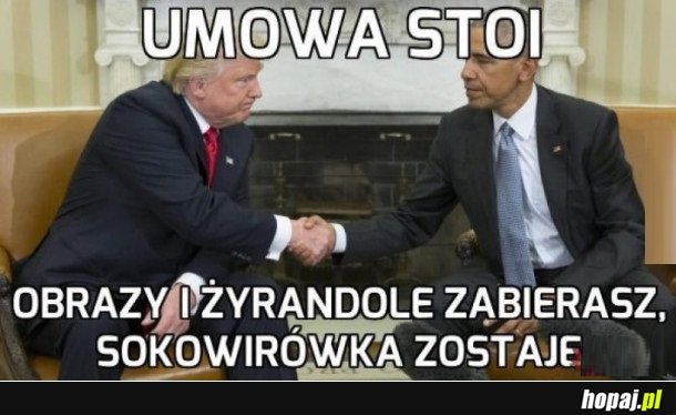 TYMCZASEM W BIAŁYM DOMU