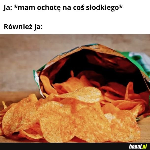 Chipsy to też słodkie