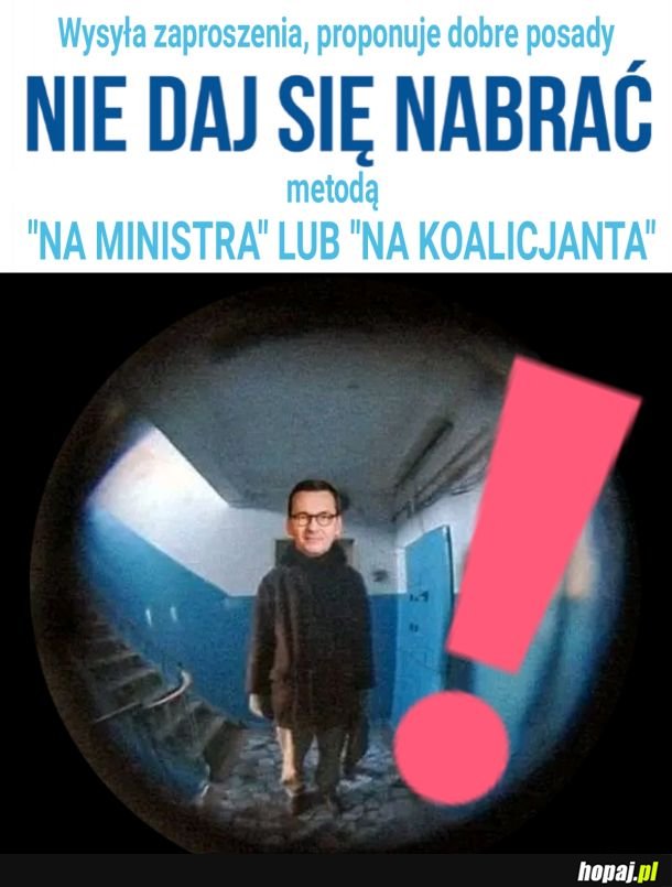 Oszustwo na koalicjanta!