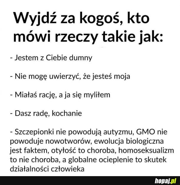  Wyjdź za takiego kogoś 