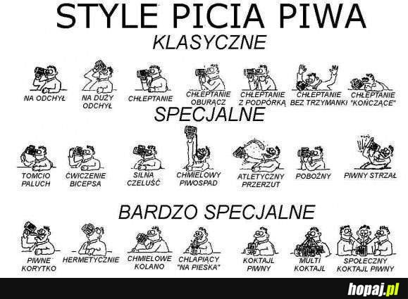 Style picia piwa