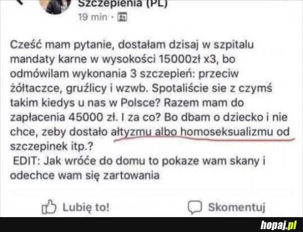 Śmieszy cie to?!