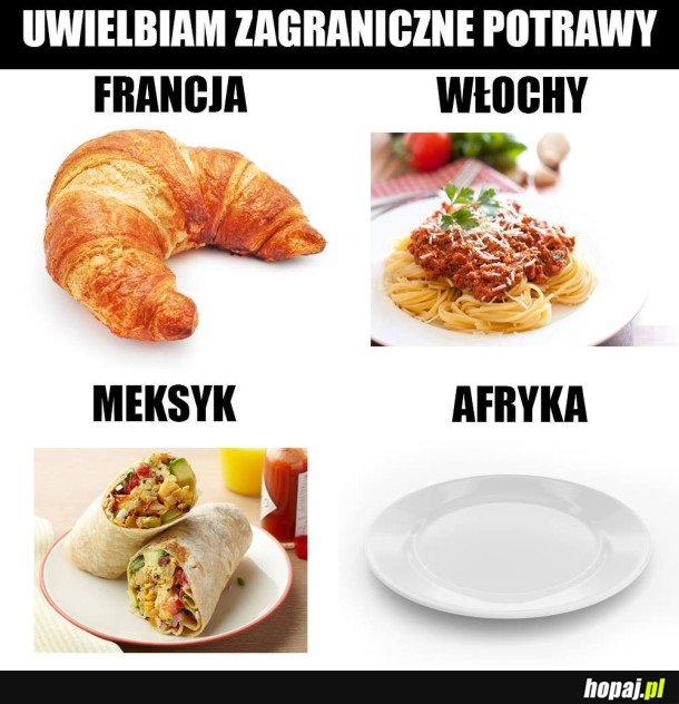 ZAGRANICZNE POTRAWY