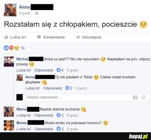 ROZSTAŁAM SIĘ Z CHŁOPAKIEM