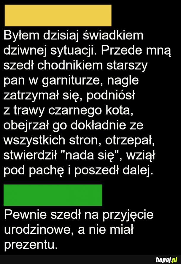 Nietypowa sytuacja