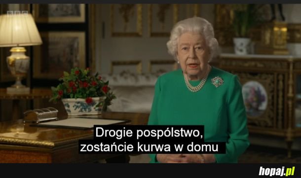 Królowa przemówiła do poddanych