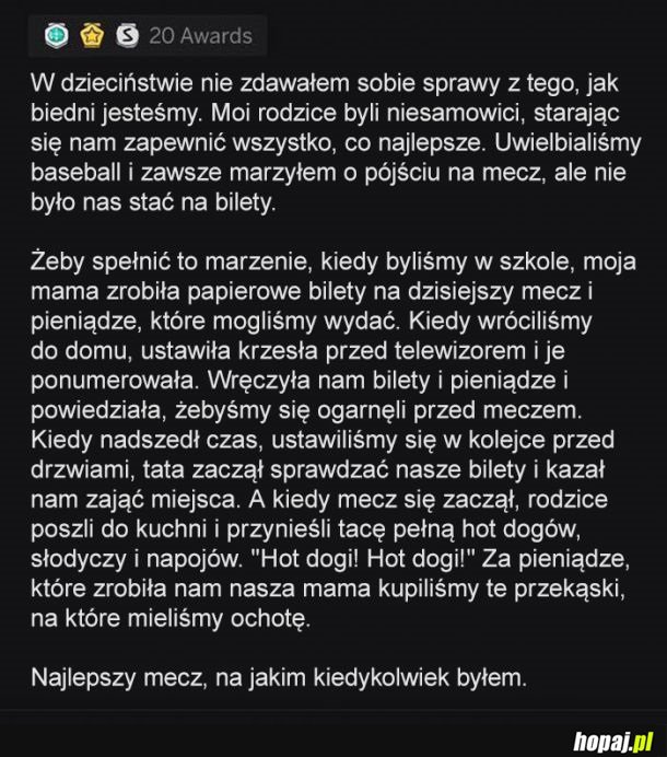 Liczą się piękne wspomnienia