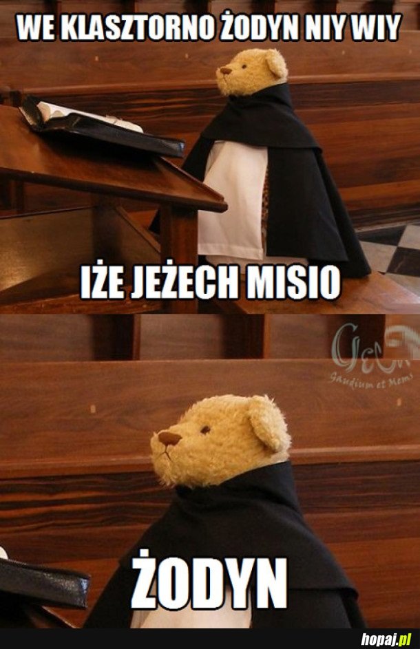 ŻONYM NIE WIE