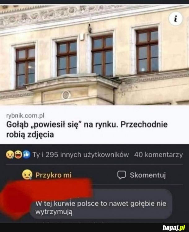 Może latał gdzieś koło sejmu...