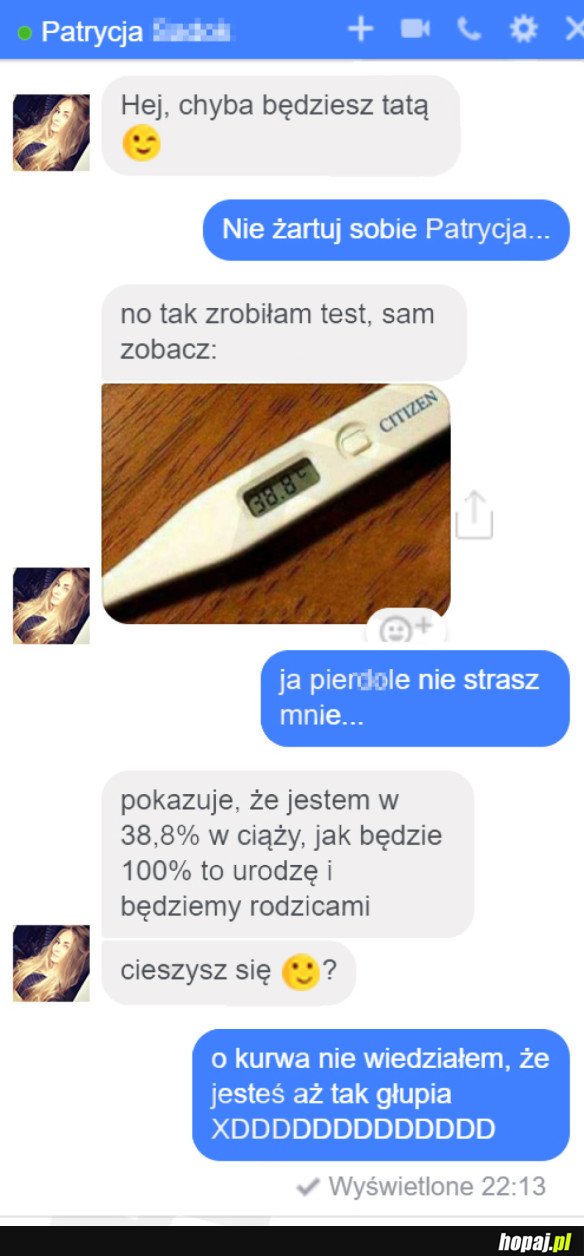 CHYBA BĘDZIESZ TATĄ