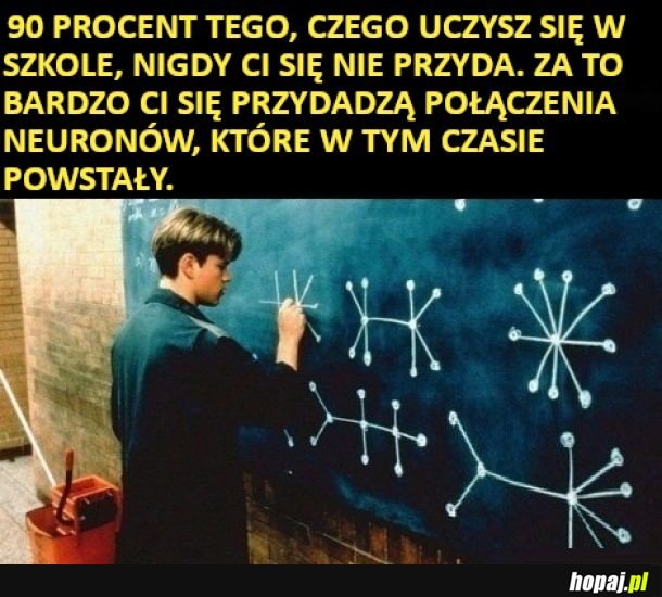 Po to jest szkoła