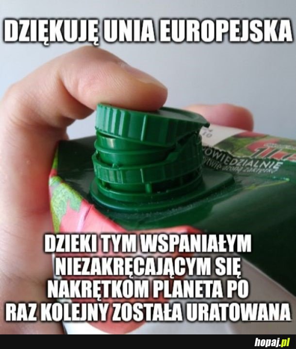 Dziękuję Unio Europejska