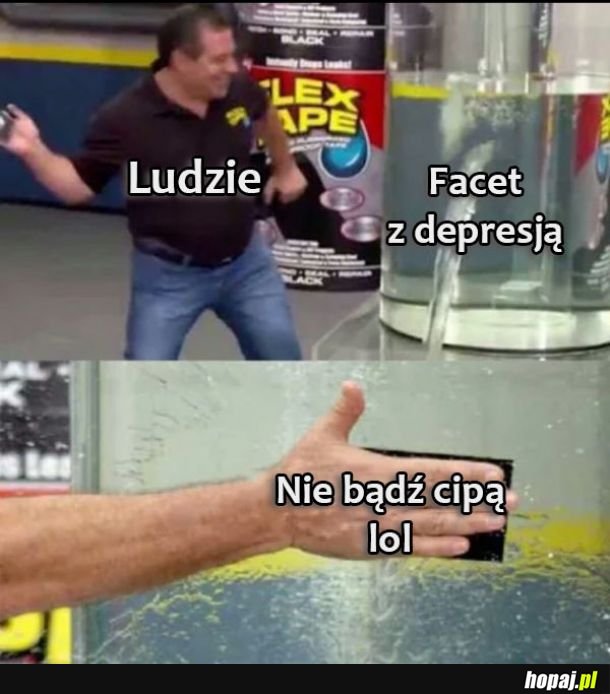  Facet z depresją