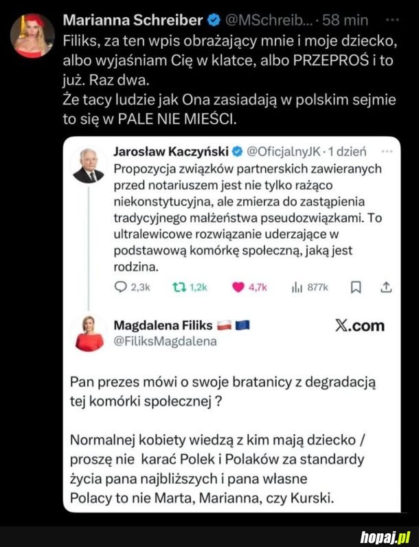 W żadne pozwy się nie będę bawić, będziemy się n...ać