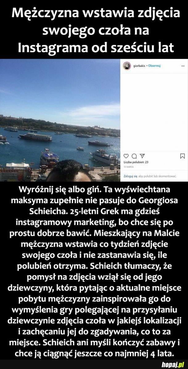 Ciekawy profil na insta