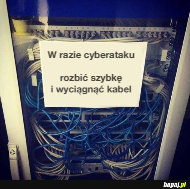 W razie cyberataku