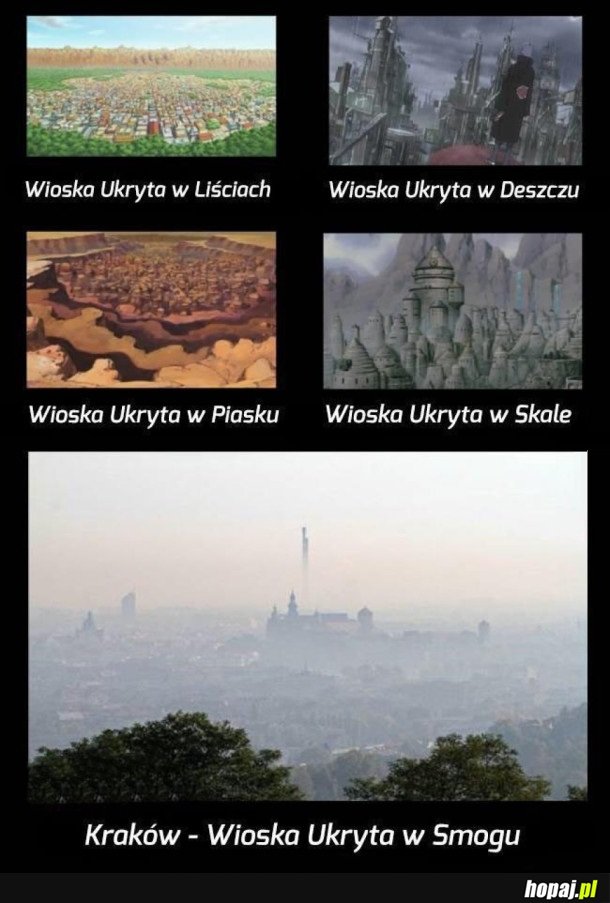 WIOSKA UKRYTA W SMOGU