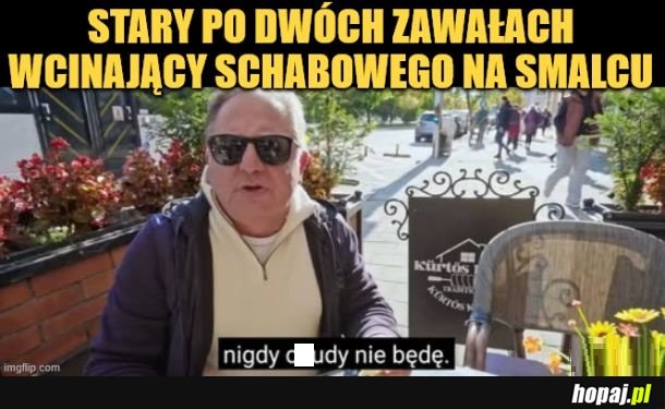 Nie będę chudy.