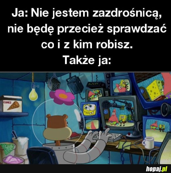 NIE JESTEM ZAZDROŚNICĄ