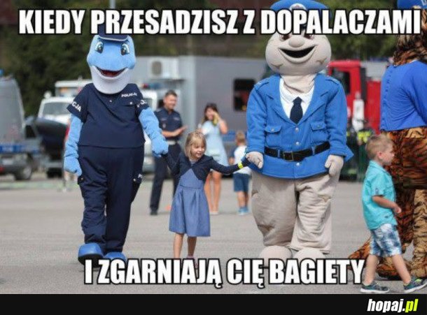 KIEDY PRZESADZISZ Z DOPALACZAMI