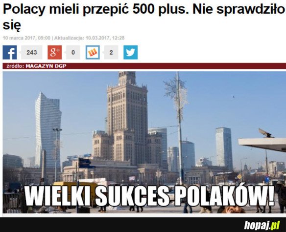 WIELKI SUKCES POLAKÓW!