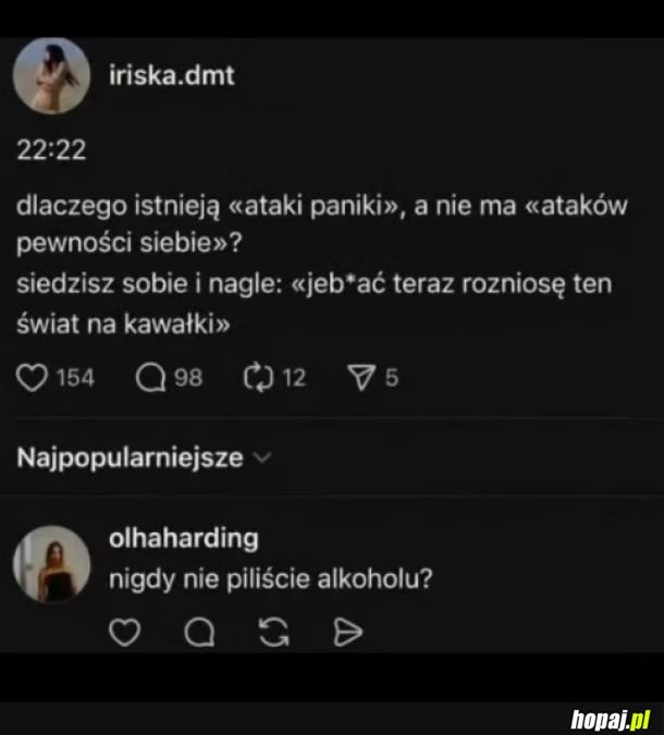 Atak pewności siebie