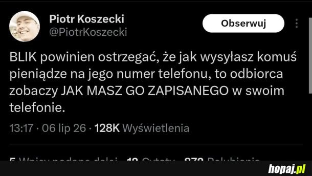 Co proszę?