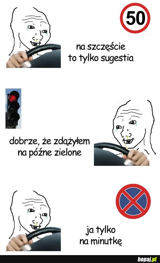 Głupek za kółkiem