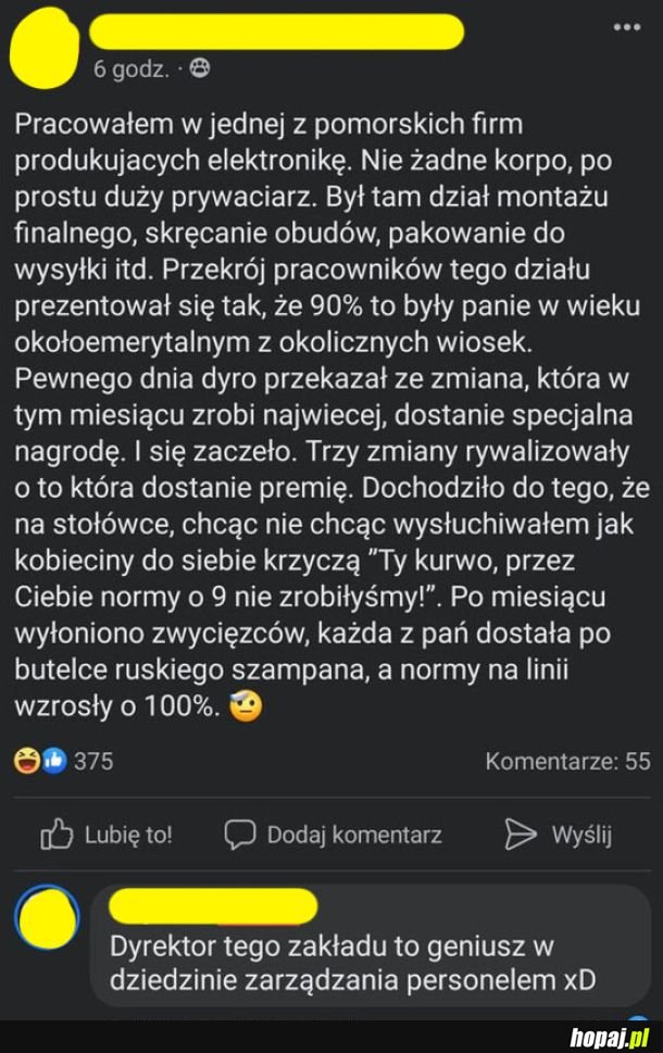 Motywacja do pracy