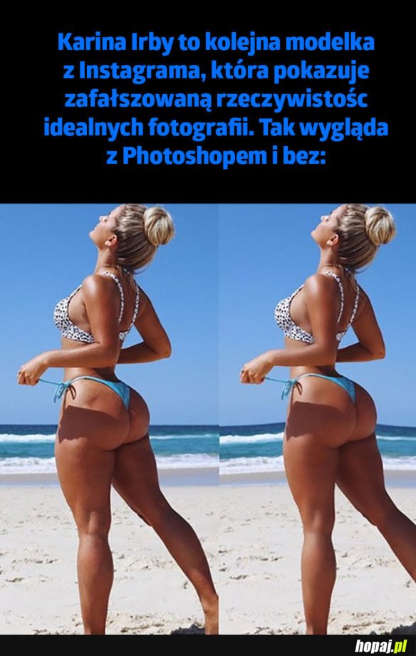 MODELKA POKAZUJE SWOJE ZDJĘCIA BEZ PHOTOSHOPA