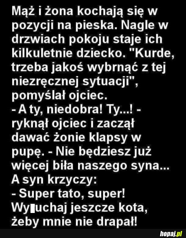 Jak dziecko cię przyłapie